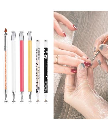 BRUSSEL 1 PC Double Head Nail Art Brush Set Cat Eye & 3D Acrylic Line Drawing Pen for DIY Nail Designs | International Shipping - Buy Online on GoSupps.com