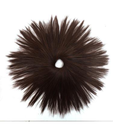 Hair Chignon Short Ponytail Extensions Synthetic Straight Hair Hair Bun with Elastic Band Hair Accessories Women Wig Hair Bun Messy Bun Hair Piece (Color : C) - Buy Online on GoSupps.com