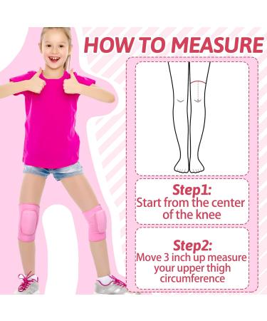 3 Pairs Kids Volleyball Knee Pads - Soft Breathable Non-Slip Knee Support for Dance Football Skating & Running (Pink Purple Black - Buy Online on GoSupps.com