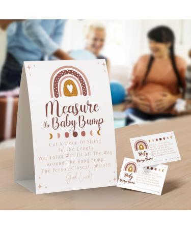 Baby Shower Games Set: Measure Mommy's Belly & Advice Cards - Fun Mommy Belly Size Game Kit (NIU-K03) - Buy Online on GoSupps.com