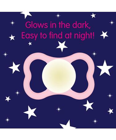 MAM Air Day & Night Pacifier 3 Pack - Glows in the Dark - 16+ Months - Sensitive Skin - Boy - 3 Count - Buy Online on GoSupps.com