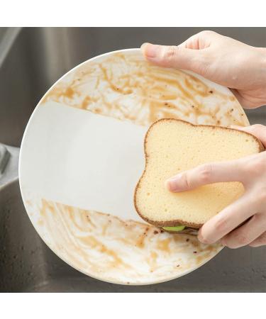Cleaning Tableware Kitchen Cleaning Rags Small and Cute Multifunctional Cleaning Tool Decontamination Sponge for Scrubbing Basins Washing Dishes Magic Wipes Etc. - Buy Online on GoSupps.com