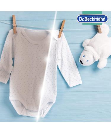 Dr. Beckmann Super White - Radiant & Long-Lasting Brilliant White Laundry Powder | 8 x 80g | Fights Greying & Yellowing | International Shipping Available - Buy Online on GoSupps.com