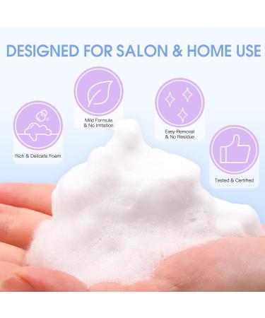 100ML Lash Shampoo Kit for Extensions - Includes Fan Dryer Brushes & Rinse Bottle | Perfect for Salon & Home Use - Buy Online on GoSupps.com