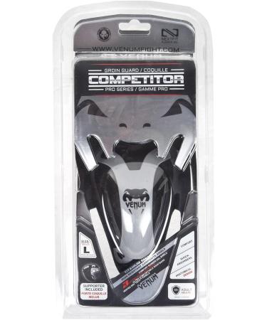 Venum Challenger Adult Groin Guard - Silver Series M Black | Premium International Shipping Available - Buy Online on GoSupps.com
