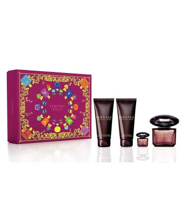 Versace Crystal Noir 4-PCS EDT Women Gift Set