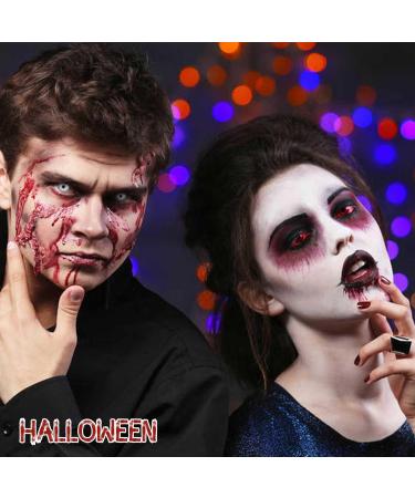 Buy 2.2oz Fake Blood - Perfect for Halloween Costume Zombie & Vampire Makeup Drip Liquid Blood for Clothes & Body SFX - Buy Online on GoSupps.com