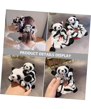 minkissy Panda Hair Band Hair Bun Rope Head Bands for Womens Hair Cute Animal Scrunchies Hair Ties for Women Towel Microfiber Scrunchie Hair Bands for Women Ponytail Cloth Miss Elasticity - Buy Online on GoSupps.com