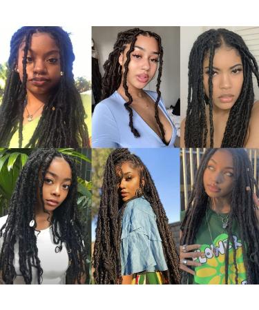 Leeven 30 Inch Springy Afro Twist Hair for Marley Locs 8 Packs Pre-Fluffed Popping Springy Twist Crochet Hair for Distressed Locs Pre-Separate Afro Kinky Curly Marley Braiding Hair Extensions /1B# 30 Inch (Pack of 8) 1B# - Buy Online on GoSupps.com