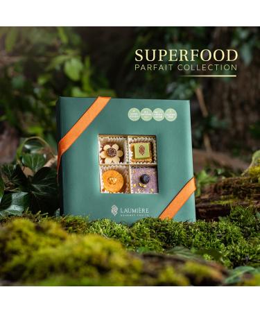 Laumire Gourmet Fruits Superfood Parfait Collection Gift Basket - No Added Sugar, Gluten Free Dried Fruit Mix - Rectangle & Square (Square) - Buy Online on GoSupps.com
