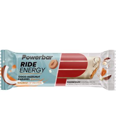 Powerbar Ride Energy Coco-Hazelnut Caramel 18x55g Carbohydrate Protein Bar with Magnesium - Buy Online on GoSupps.com