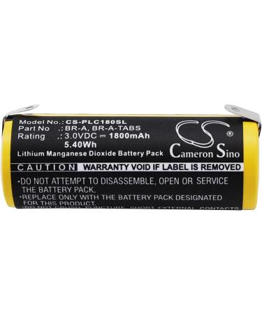 Replacement Battery for Panasonic Real-time Clocks & Alarms - BR-A BR-A-TABS 1800mAh/3.0V - International Shipping Available - Buy Online on GoSupps.com
