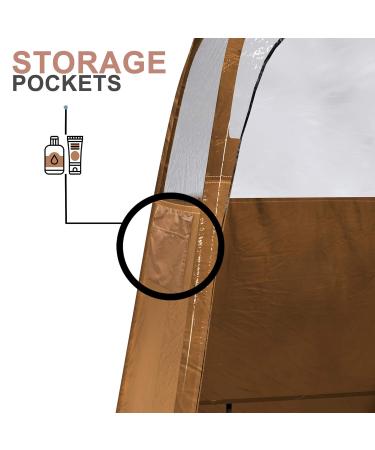 Shop Spray Tan Tent (Bronze) - Professional Pop-Up Booth Easy Setup No Logo Perfect for Sunless Tanning & Airbrush Art - Buy Online on GoSupps.com