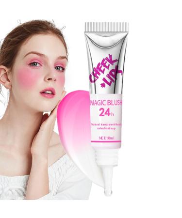 yztju Color-changing blush Color-changing liquid blush liquid blush for women face makeup | Cheeks and lips white blush liquid moisturizer