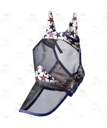 Buy Harrison Howard CareMaster Horse Fly Mask Long Nose with Ears - UV Protection for Horses | Dream Star (M) - Anti-Fly Gear - Buy Online on GoSupps.com