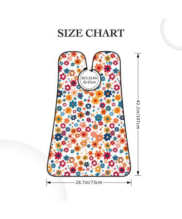 Spring Floral Fancy Shaving Bib - Waterproof Beard Apron | Perfect Gifts for Dad | One Size Fits All - Buy Online on GoSupps.com