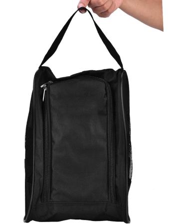 Fdit Golf Shoe Bag - Breathable Multifunctional Black Bag for Golf Accessories - Perfect for International Shipping - Buy Online on GoSupps.com