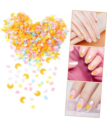 minkissy 3pcs 1 Nail Art Polymer Clay Nail Stickers Number Stickers Nail Art Supplies DIY Patch Phone Cases Moon Decor Polymer Clay Patch Nail Glitter DIY Phone Cover Slices Pendant Cartoon - Buy Online on GoSupps.com