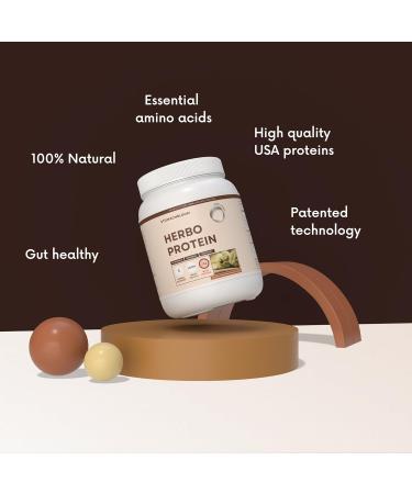 Herbo Protein 100% Whey Protein Isolate Naturally Hydrolized. 24g of Protein 2g of Sugar Low Carb Gluten Free 2 Pound 30 Servings Vanilla - Cinnamon - Cardamom Protein Powder - Buy Online on GoSupps.com