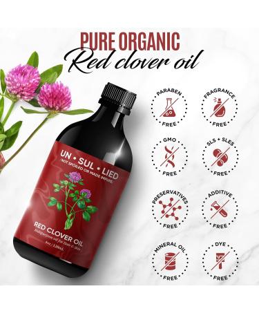 Red Clover Multipurpose Oil for Hair & Skin - 4 oz | Nourish & Revitalize - Buy Online on GoSupps.com