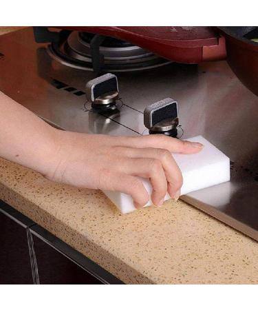BTuregsau Magic Cleaning Sponges Eraser Household Sponge Eraser Cleaner Foam Cleaning for Kitchen Furniture Car (300 Pack) - Buy Online on GoSupps.com