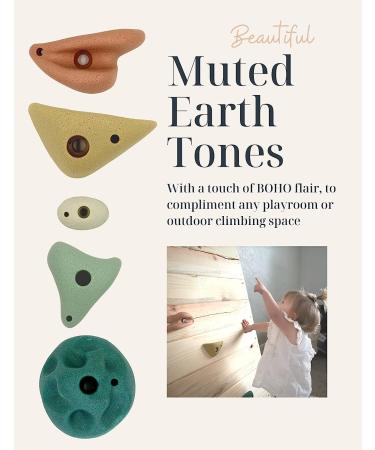 Premium Rock Climbing Holds for Kids by Everett & Avery Co. - Indoor Wall for Children - Easy Installation Indoor Climbing Wall - Buy Online on GoSupps.com
