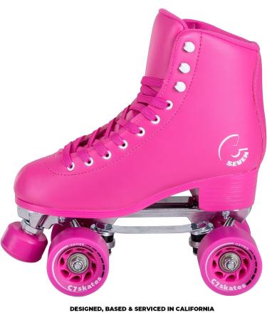 C SEVEN C7skates Dark Magic Quad Roller Skates - Moon Rose (Size 7 Women's / 6 Youth / 6 Men's) - Buy Online on GoSupps.com