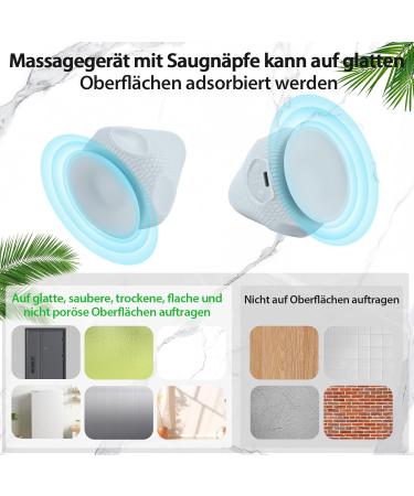 Yosemy Electric Trigger Point Presser Massage Device with Suction Cup & Heat for Muscle Pain Relief in Shoulder Neck Arms & Back - Buy Online on GoSupps.com