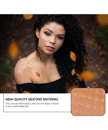 Buy 4 Pairs Silicone Non-Slip Shoulder Pads | Adhesive Shoulder Cushions & Enhancers - Assorted Colors - Buy Online on GoSupps.com