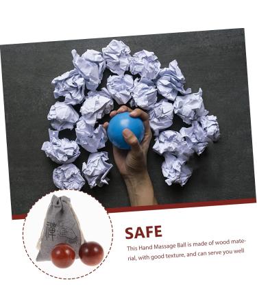 Buy Healvian Hand Massage Balls - 5 Sets Wooden Fitness & Therapy Balls for Hand Exercises - Portable Rosewood Handball Massagers - Buy Online on GoSupps.com