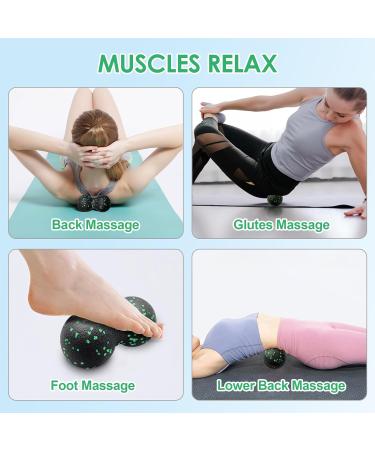 Euro Fascia Ball & Roll Set | Small Massage Ball & Medium Hard Roller for Spine Back Neck Pain Relief Ideal for Fascia Training | International Shipping Available - Buy Online on GoSupps.com