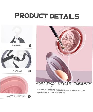 FRCOLOR 1 Set Makeup Brush Cleaning Silico Brush Cleaner Esponjas Para Maquillaje Brush Cleaning Pad Cosmetic Brush Cleaner Mat Makeup & Tools Cleaning Brush Fabric Not Hurt - Buy Online on GoSupps.com