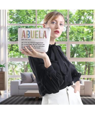 Best Abuela Ever Makeup Bag - Spanish Grandma Gift from Grandson Granddaughter | Family Abuela Gift - KUIYAI - Buy Online on GoSupps.com