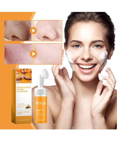 Glo Mi Turmeric Facial Cleanser - Gentle Foaming Wash for All Skin Types - 2PC Set - Buy Online on GoSupps.com