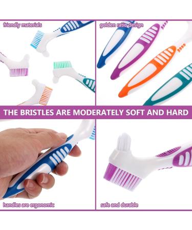 Buy Healvian 4-Piece Toothbrush Cleaning Tools for Dentures & Prosthesis Care - Double Head Cleaner for Optimal Oral Hygiene - Buy Online on GoSupps.com