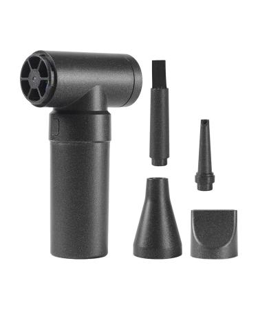 GaotKeut Travel Hair Dryer Powerful with 4 Nozzles Professional Rechargeable Quick Dry 3 Gears Settings for Outdoor Salon Travel Hotel