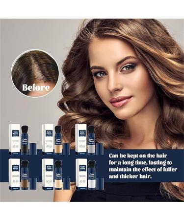 Supersize Color Fibers with Refill Set Colored Hair Thickener Temporary Hair Color for Root Touchup Hair Thickening Fibers Hair Fiber Powder for Women & Men (1 Gold) Gold 1 - Buy Online on GoSupps.com