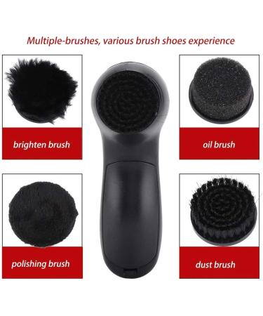 Electric Shoe Cleaning Brush Electric Shoe Polisher Handheld Portable Electric Shoe Shiner Multi-purpose Polisher Buffer for Leather Bags Car Seat Maintenance - Buy Online on GoSupps.com