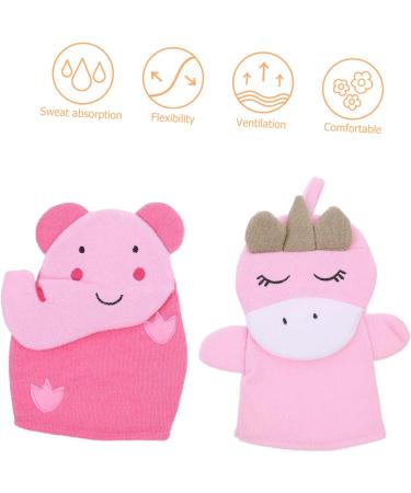 POPETPOP 2pi ces Mitaines de Douche Exfoliantes pour Corps Mitaines de Bain Gommage pour Gar on Fille Nettoient et Rafra chissent la Peau - Buy Online on GoSupps.com