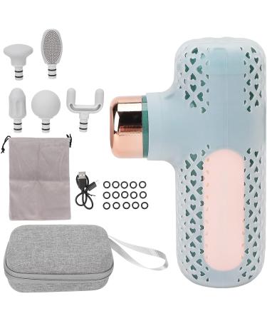 Deep Tissue Massage Gun - Adjustable Speed Portable Pain Relief - Upgrade in Transparent Green - Buy Online on GoSupps.com