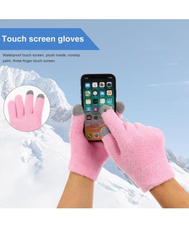 FRCOLOR Moisturizing Gel Socks Gloves Set Spa Gloves and Socks Set Skin Care Touch Screen Gloves Winter Socks for Dried Cracked Feet and Hands Pink - Buy Online on GoSupps.com