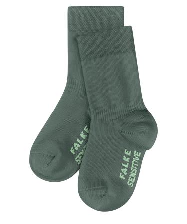 FALKE Unisex Baby Cotton Soft-Top Socks With Gentle Grip On Leg With Elasticated ZOne In Ankle Area For A Better Fit Blue Pink More Colours 1 Pair Sensitive 0-6 Months Green (Dark Jade 7248) new - eco-friendly