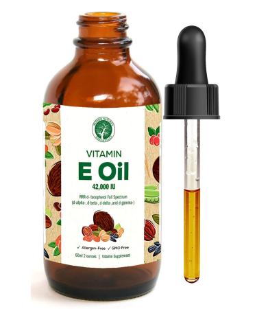 Mother Nature's Essentials Vitamin E Supplement 42 000IU 2 oz