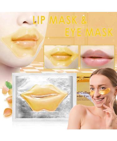 30 Pairs 24K Gold Lip & Under Eye Masks | Moisturizing Gel Patches for Fine Lines & Dark Circles | International Shipping - Buy Online on GoSupps.com