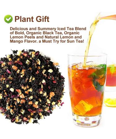 Plant Gift Hawaiian Black Tea Oganic Fruit Herbal Tea All Natural Flavors Loose Leaf Ceylon Roselle Papaya Pineapple Mango Grape Lemon Non GMO Vegan Tea Bags Into Iced Tea & Hot Tea 70G/2.5oz - Buy Online on GoSupps.com