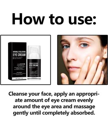 Instant Face Lift Cream Harvey Ross Fast Acting Firming Eye Cream Anti Aging Face Moisturizer Eye Cream for Puffiness and Bags - Buy Online on GoSupps.com