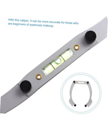 Healeved 4pcs Brow Mapping Tool Eyebrow Measuring Ruler Eyebrow Shaping Kit Foldable Aluminum Alloy - Buy Online on GoSupps.com