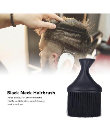 Sonew Neck Brush Barber Neck Duster Cleaning Brush Barber Brush Black Neck Hairbrush Soft Nylon Barber Duster Brush for Hair Cutting Barber and Home Use - Buy Online on GoSupps.com