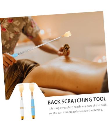 Tovinanna 2-in-1 Adjustable Metal Back Massage Device - Premium Body Scraper for Pain Relief | International Shipping - Buy Online on GoSupps.com