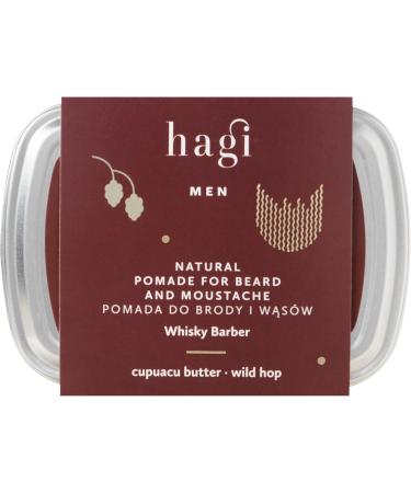 Hagi Whisky Barber Baume pour Barbe et Moustache pour la Coiffure l'Extrait de Houblon Beurre de Cupuacu Huile de Pin et Cire de Candelilla Parfum de Whisky 70 ml Pin 70 ml (Lot de 1) - Buy Online on GoSupps.com